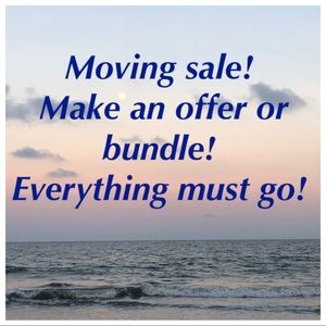 I’m moving soon! Everything must go!